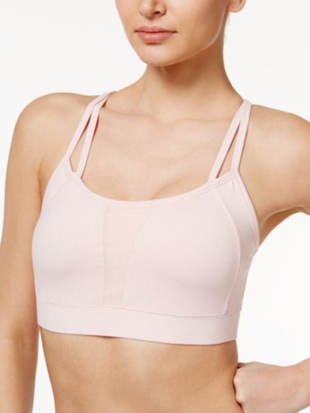 Gaiam Womens Medium Support Strappy Back Sports Bra